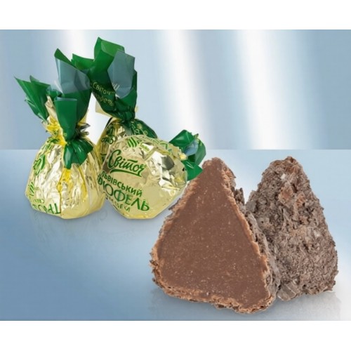 Конфеты "Трюфель Львовский", шоколадный с орехом, 300гр